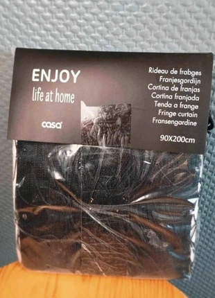 Rideau de franges noir – 90x200 cm – sous emballage, merk: Maison, staat: Heel goed, € 5,00, € 5,95 inclusief Kopersbescherming