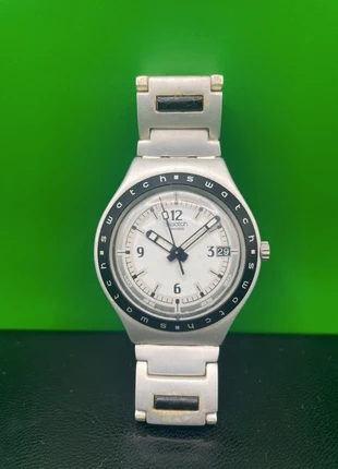 Swatch Irony 2000 - YGS4009AG - Sarcasm cronografo vintage Swiss made in alluminio, marque: Swatch, état: Bon état, taille: Taille unique, 26,99 €, 29,04 € Protection acheteurs incluse