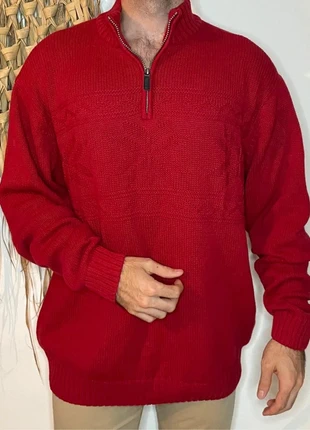 Pull Half Zip Chaps Ralph Lauren Rouge Taille XL, marque: Chaps Ralph Lauren, état: Très bon état, taille: XL, 29,99 €, 32,19 € Protection acheteurs incluse