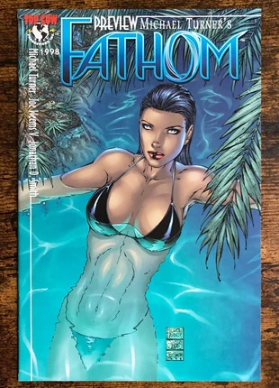 Michael Turner’s Fathom Preview Special 1998 💥 1st appearance of Fathom 🔑 | Image Top Cow Comics US, estado: Muito bom, €34.90, €37.35 inclui Proteção do Comprador Pro