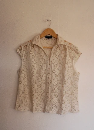 Blusa crema, marque: Dandara, état: Très bon état, taille: 4XL / 48 / 20, 4,90 €, 5,85 € Protection acheteurs incluse