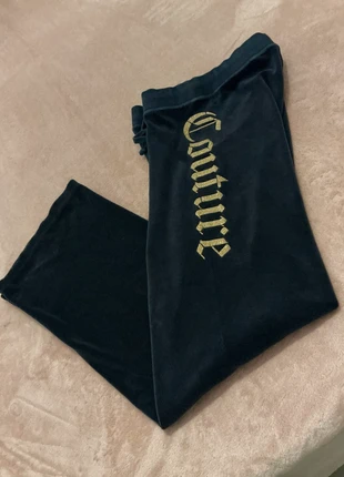 Juicy Couture Velourshose in Dunkelpetrolblau (Größe S), brand: Juicy Couture, condizioni: Ottime, taglia: S / IT 40 / EU 36, €30.00, €32.20 include la Protezione acquisti