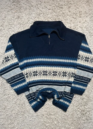 Crewneck Pull ras de cou 1/4 Zip col camionneur Vintage en laine Homme taille L, marque: Vintage Dressing, état: Très bon état, taille: L, 19,99 €, 21,69 € Protection acheteurs incluse