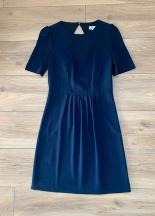 Robe de soirée Claudie Pierlot – Bleu marine – Dos ajouré - cœur découpé – Taille 36, marke: Claudie Pierlot, zustand: Sehr gut, größe: S / 36 / 8, 35,00 €, 37,45 € inklusive Vinted-Käuferschutz