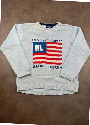 Pull Ralph Lauren Américain Flag - Drapeau Américain - Bleu - M, marca: Ralph Lauren, estado: Muy bueno, tamaño: M, 74,00 €, 78,40 € Protección al comprador incluida