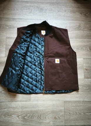 Veste Carhartt sans manches L Marron, marque: Carhartt, état: Neuf sans étiquette, taille: L, 42,00 €, 44,80 € Protection acheteurs incluse