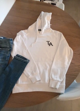 Felpa bianca LA, merk: la, staat: Goed, maat: S, € 10,00, € 11,20 inclusief Kopersbescherming