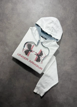 Pull à capuche Under Armour blanc - Logo brodé - 100% coton - Taille XL/XXL, marque: Under Armour, état: Très bon état, taille: XL, 20,00 €, 21,70 € Protection acheteurs incluse