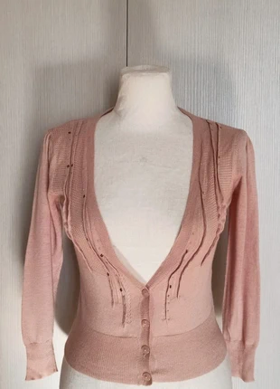 Cardigan rosa cipria e perline, état: Très bon état, taille: S / 36 / 8, 12,00 €, 13,30 € Protection acheteurs incluse