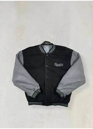 Varsity Jacket Blouson Teddy Starter Vintage, marke: Starter, zustand: Sehr gut, größe: M, 25,00 €, 26,95 € beinhaltet Vinted-Käuferschutz Pro