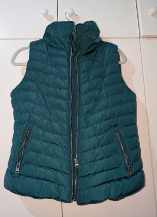 Tokyo Laundry Dark Teal Puffer Vest - Quilted Gilet - Size S (UK 10), brand: Tokyo Laundry, condition: Very good, size: S / UK 8-10, £5.00, £5.95 includes Buyer Protection