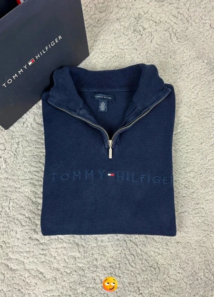 Pull / Sweat 1/4 Zip Tommy Hilfiger Marine - Taille XS - Homme, marca: Tommy Hilfiger, estado: Bueno, tamaño: XS, 9,99 €, 11,19 € Protección al comprador Pro incluida