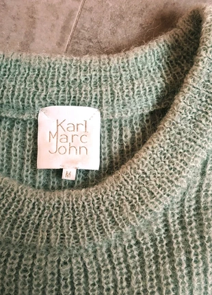 Pull maille douce vert d'eau, merk: Karl Marc John, staat: Nieuw zonder prijskaartje, maat: M / 38 / 10, € 48,00, € 51,10 inclusief Kopersbescherming
