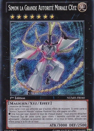 Yu-Gi-Oh! : Simon la Grande Autorité Morale CXyz I NUMH-Fr040 I Secret Rare, brand: Yu-Gi-Oh!, condition: Very good, €1.90, €2.70 includes Buyer Protection Pro