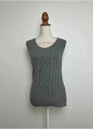 Pull manches courtes gris col rond en maille - Esprit - Convient taille M voir petit L (38), brand: Esprit, condition: Very good, size: M / 38 / 10, €12.00, €13.30 includes Buyer Protection
