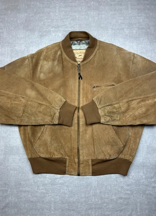 Chevignon World Traveler – Bomber daim – Aviateur vintage 90s / Flight jacket, marke: Chevignon, zustand: Sehr gut, größe: XXL, 139,00 €, 146,65 € beinhaltet Vinted-Käuferschutz Pro