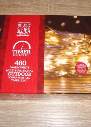 Copper wire led timer light indoor outdoor 48m - NEW, état: Neuf avec étiquette, 15,00 €, 16,45 € Protection acheteurs incluse