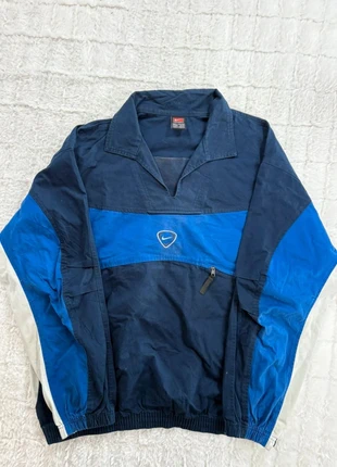 Veste Nike Team bleu marine & bleu roi à col polo Vintage Y2K - Taille XL, brand: Nike, condition: Very good, size: XL, €45.00, €47.95 includes Buyer Protection