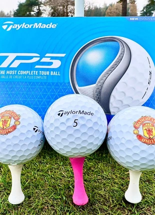Taylormade Tp5 Custom Logo Golf Balls - Manchester United, brand: TaylorMade, condition: New without tags, £12.50, £13.83 includes Buyer Protection