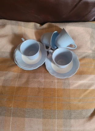 Coffee st in baby blue (4), brand: Duosol, condition: Very good, £12.00, £13.30 includes Buyer Protection