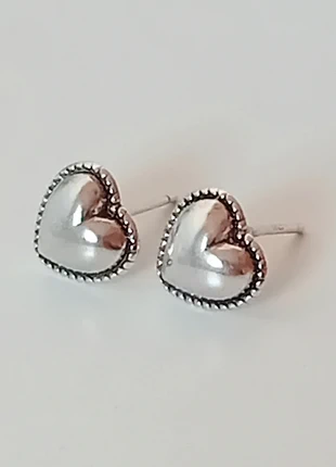 Boucles d'oreilles cœurs, brand: Argent, condition: Very good, €8.00, €9.10 includes Buyer Protection