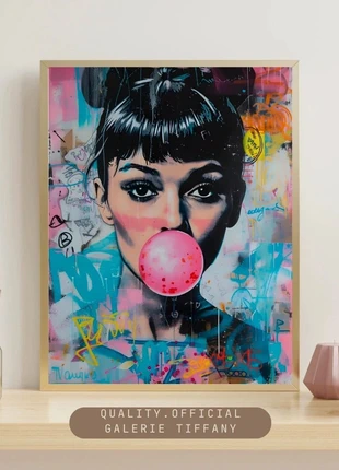 Affiche – Pop Art Street Style Bubblegum A3, merk: Fait Main, staat: Heel goed, € 10,00, € 11,20 inclusief Kopersbescherming Pro