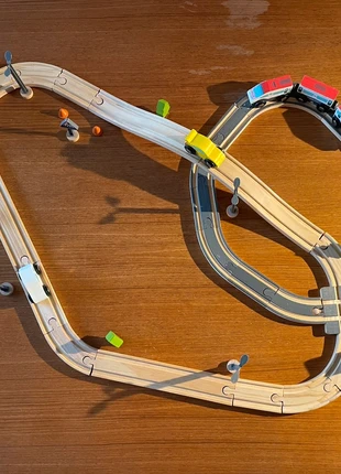 Circuit pour voitures en bois, condizioni: Ottime, taglia: 3 anni / 98 cm, €5.00, €5.95 include la Protezione acquisti