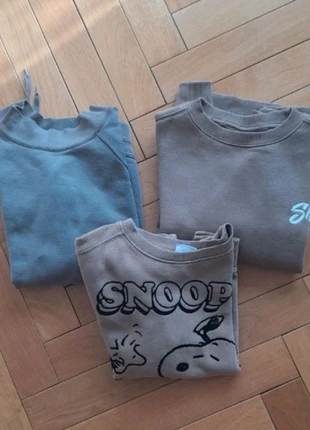 Lot de 3 sweat tons marron Taille 8-9 ans, marca: Petit Bateau, estado: Muito bom, tamanho: 8 anos / 128 cm, €9.00, €10.15 inclui Proteção do Comprador