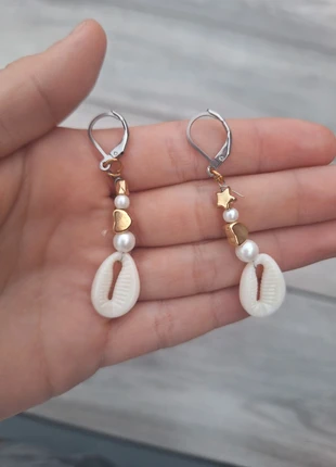 Stainless steel earrings (handmade), merk: Handgemaakt, staat: Nieuw zonder prijskaartje, € 1,00, € 1,75 inclusief Kopersbescherming