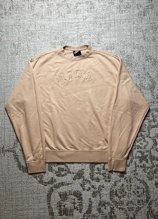 Sweatshirt à logo vintage macnhe longue beige Nike - Taille L, marque: Nike, état: Très bon état, taille: L / 40 / 12, 10,00 €, 11,20 € Protection acheteurs incluse