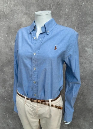 Chemise Ralph Lauren Bleu Ciel - Cavalier Premium - Taille M, brand: Ralph Lauren, condition: Very good, size: M / 38 / 10, €54.90, €58.35 includes Buyer Protection