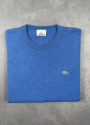 Pull col rond Lacoste laine acrylique bleu taille L Homme, brand: Lacoste, condition: Very good, size: L, €29.90, €32.10 includes Buyer Protection