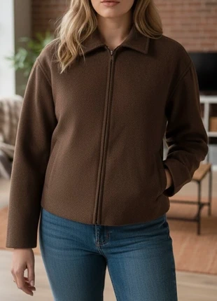 Veste marron femme M – neuve – coupe droite chic, chaude & tendance, marca: Boutique indépendante, estado: Novo com etiquetas, tamanho: M / 38 / 10, €34.00, €36.40 inclui Proteção do Comprador