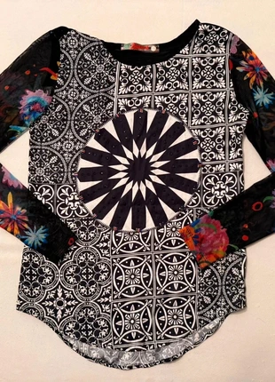 👚 Haut Desigual – Taille XS 👚, marca: Desigual, estado: Muito bom, tamanho: XS / 34 / 6, €10.00, €11.20 inclui Proteção do Comprador