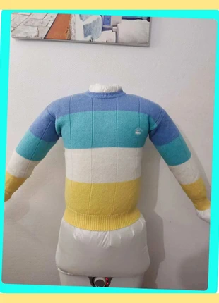 Pull Enfant Lacoste à rayures multicolores, marca: Lacoste, estado: Muy bueno, tamaño: 14 años / 164 cm, 25,00 €, 26,95 € Protección al comprador incluida