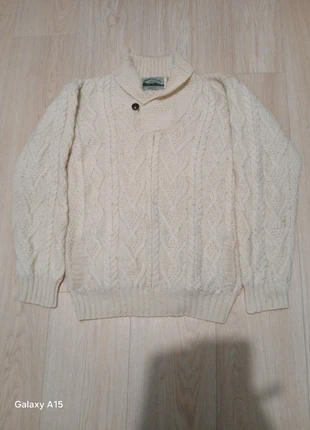 Pull Aran Irlandais Femme 100% Laine Vintage, brand: LAINE, condition: Very good, size: M / 38 / 10, €39.90, €42.60 includes Buyer Protection