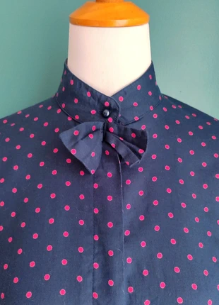 Chemise vintage manches longues pois Made in France 🇲🇫, marque: Vintage, état: Très bon état, taille: M / 38 / 10, 19,00 €, 20,65 € Protection acheteurs (Pro) incluse