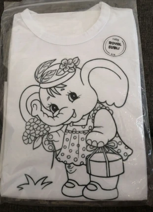 Tee-shirt a colorier, marque: Osiris, état: Neuf sans étiquette, taille: 5 ans / 110 cm, 7,00 €, 8,05 € Protection acheteurs (Pro) incluse