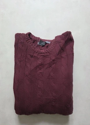 Pull torsadé Old Navy - col rond - taille S - bordeaux femme, brand: Old Navy, condizioni: Ottime, taglia: S / IT 40 / EU 36, €8.00, €9.10 include la Protezione acquisti
