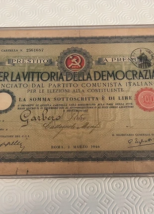 Certificato P C I, état: Bon état, 399,00 €, 419,65 € Protection acheteurs incluse