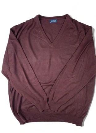 Pull bordeaux col V homme laine de mérinos - taille xL, brand: Vintage Dressing, condizioni: Ottime, taglia: XL, €8.00, €9.10 include la Protezione acquisti Pro