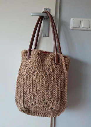 Handmade, jute schoudertas, merk: Handgemaakt, staat: Heel goed, € 9,75, € 10,94 inclusief Kopersbescherming