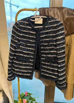 Tweed jacket loose fit, état: Neuf sans étiquette, taille: XS / 34 / 6, 120,00 €, 126,70 € Protection acheteurs incluse