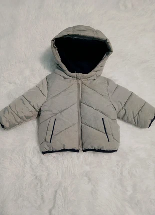 Doudoune grise pour enfant mixte 9mois, brand: Kiabi, condition: Very good, size: 6-9 months / 68 cm, €4.00, €4.90 includes Buyer Protection