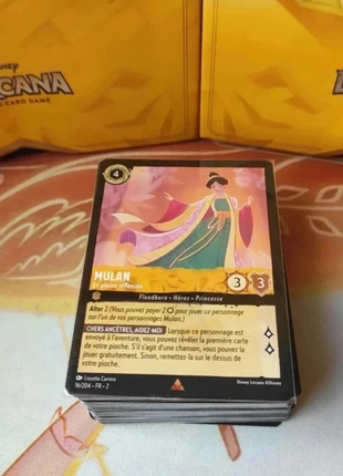 Lot de 100 cartes officielles Disney Lorcana françaises sans double, marke: Disney, zustand: Neu, 8,90 €, 10,05 € inklusive Vinted-Käuferschutz