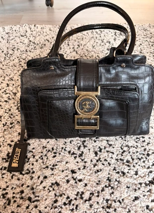 Tas just Cavalli zwart leer, merk: Just Cavalli, staat: Goed, € 75,00, € 79,45 inclusief Kopersbescherming