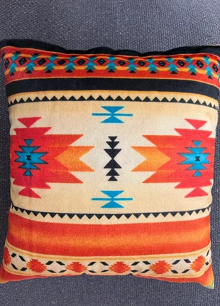 Sunset Mirage Cushion Cover – Warm Tribal Glow, condition: Like new, size: Other, £6.00, £7.00 includes Buyer Protection Pro