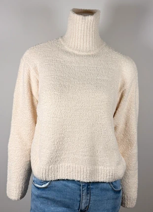 Cream mohair-style turtleneck sweater, ultra soft & cozy design, brand: Vintage Dressing, condizioni: Ottime, taglia: S / IT 40 / EU 36, €15.90, €17.40 include la Protezione acquisti