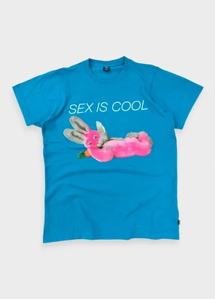 Patt bunny s*x is cool printed t-shirt - size XS light blue v0952, merk: Patta, staat: Heel goed, maat: XS, € 44,99, € 47,94 inclusief Kopersbescherming Pro