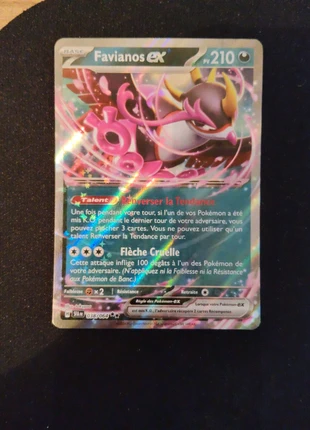 Favianos Ex 038/064 Ecarlate et Violet - Fable Nebuleuse, merk: Pokémon, staat: Heel goed, € 2,00, € 2,80 inclusief Kopersbescherming